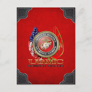 USMC Semper Fi [Special Edition] [3D] Postcard