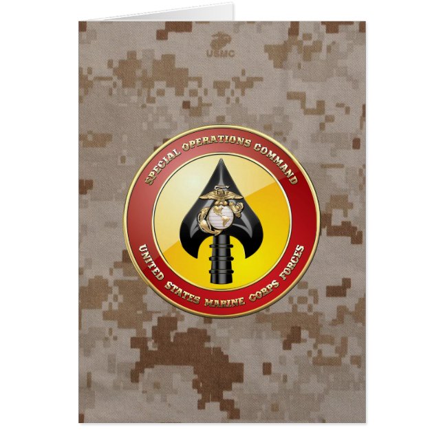 USMC Special Operations Command (MARSOC) [3D] (Front)