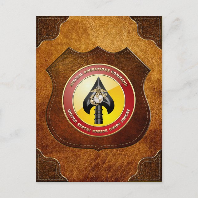 USMC Special Operations Command (MARSOC) [3D] Postcard (Front)
