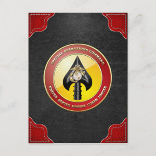 USMC Special Operations Command (MARSOC) [3D] Postcard