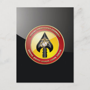 USMC Special Operations Command (MARSOC) [3D] Postcard