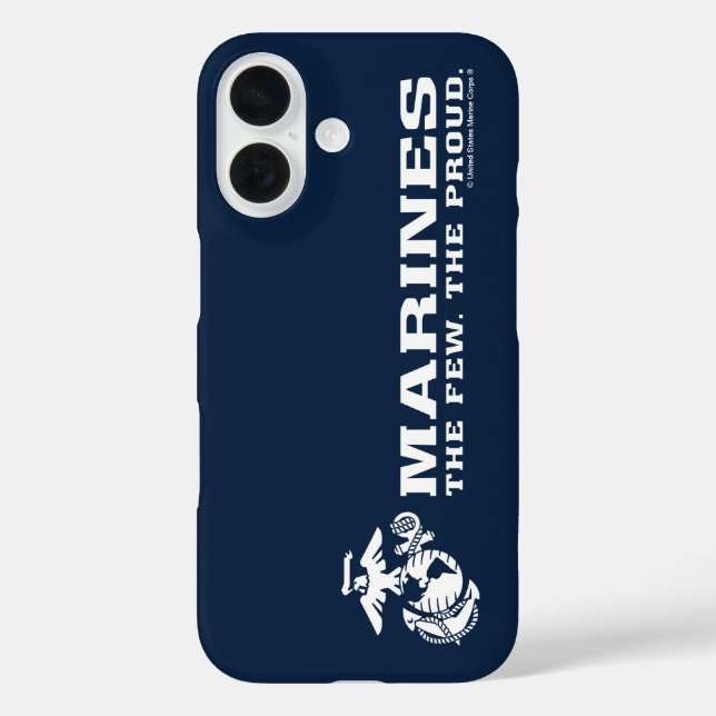 USMC The Few The Proud Logo - White Case-Mate iPhone Case (Back)