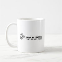 USMC "The Few, The Proud" Stacked Black Logo