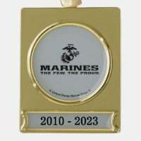 USMC "The Few, The Proud" Stacked Black Logo