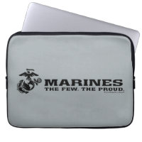 USMC "The Few, The Proud" Stacked Black Logo