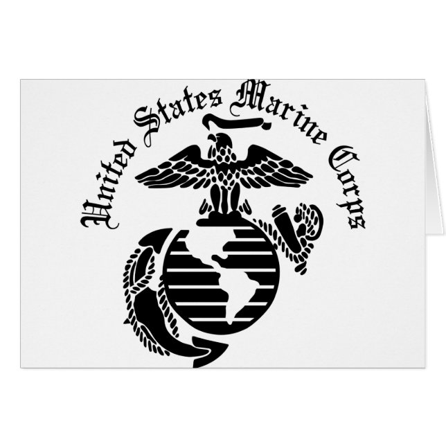 USMC United States Marine Corps (Front Horizontal)