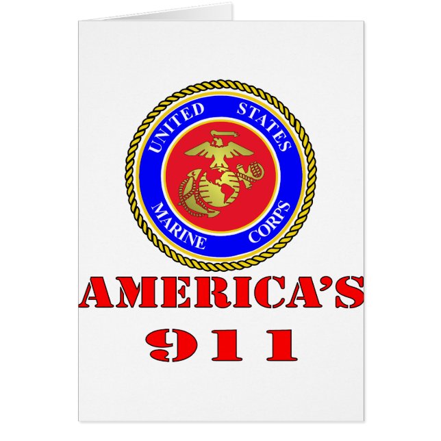 USMC United States Marine Corps America’s 911 (Front)