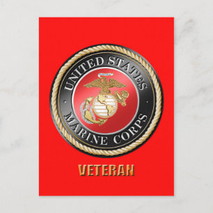 USMC Veteran Postcard