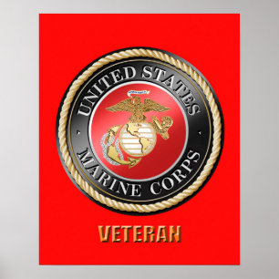 USMC Veteran Poster