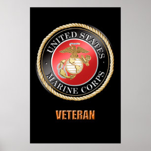 USMC veteran Poster