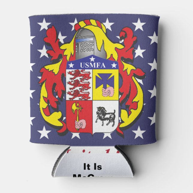 USMFA Logo Can Cooler (Front)
