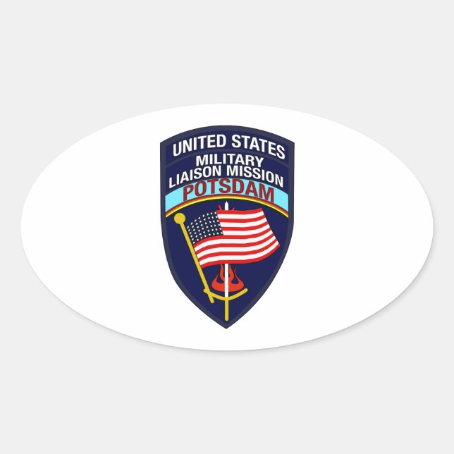 USMLM Insignia Oval Sticker (Front)
