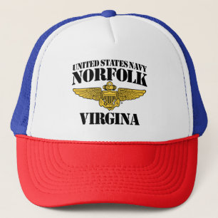 USN Norfolk Virgina Trucker Hat