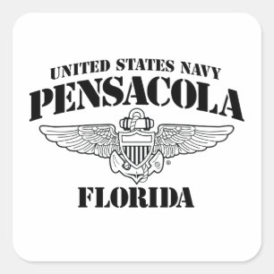 USN Pensacola Florida Sticker