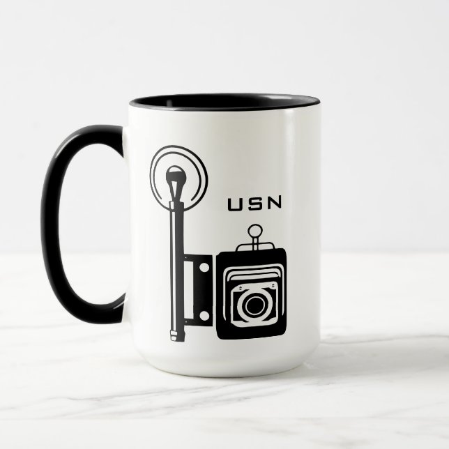 USN Photographer Mug (Left)