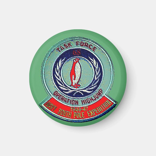 USN RETRO PATCH MAGNET (Front)