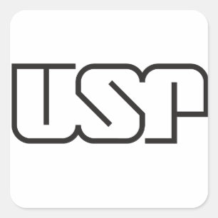 USP (Logo) Square Sticker