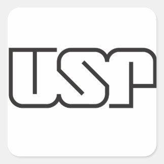 USP (Logo) Square Sticker