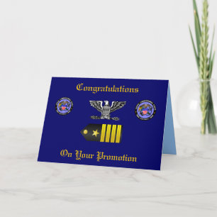 USPHS Commission Corps Captai Promotion Card