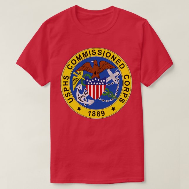 USPHS Commissioned Corps Seal T-Shirt (Design Front)