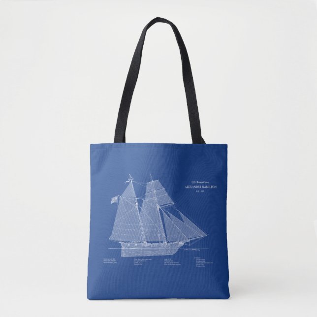 USRC Alexander Hamilton - ABD Tote Bag (Front)