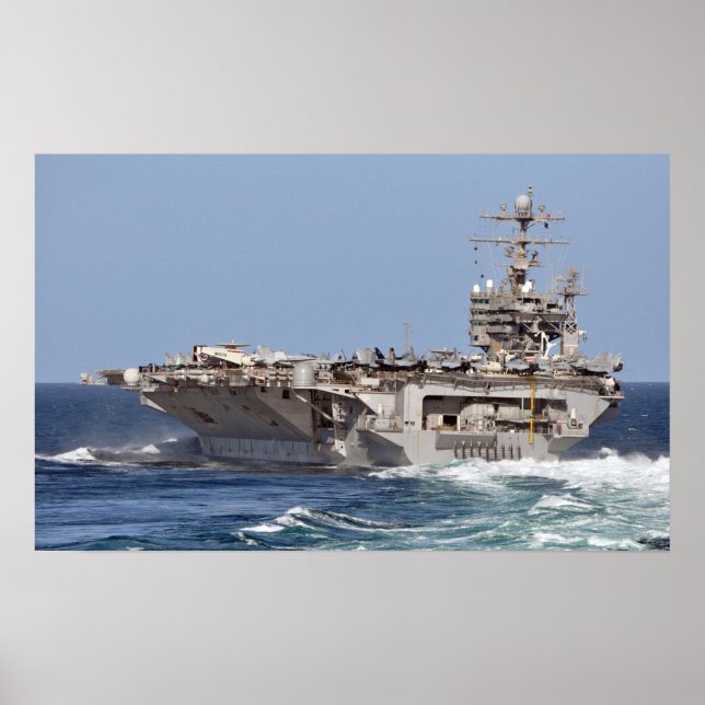 USS Abraham Lincoln (CVN 72) Poster (Front)