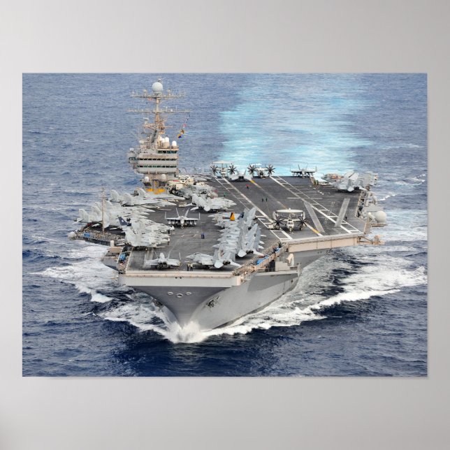 USS Abraham Lincoln (CVN 72) Poster (Front)