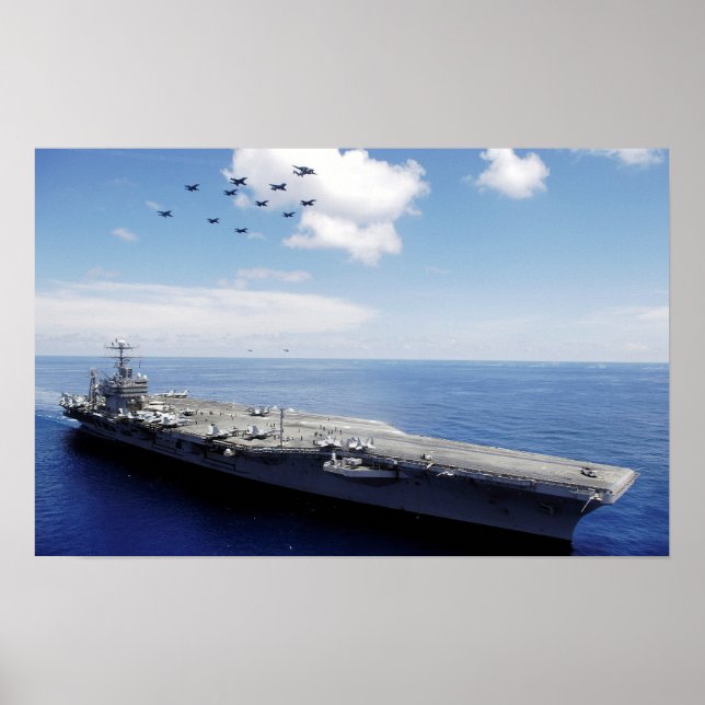 USS Abraham Lincoln (CVN 72) Poster (Front)
