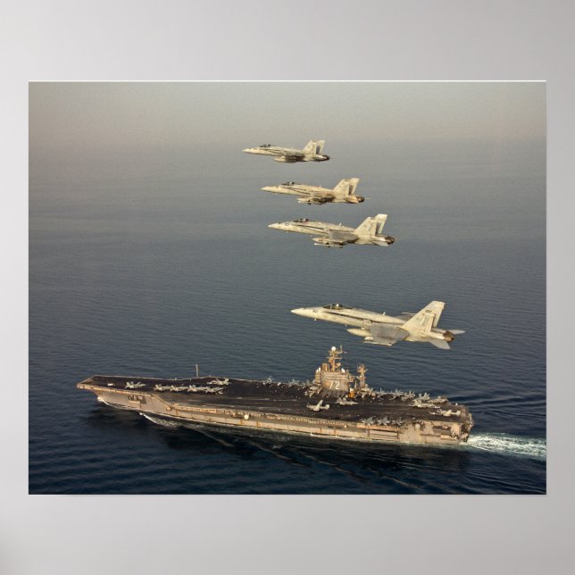 USS Abraham Lincoln (CVN 72) Poster (Front)