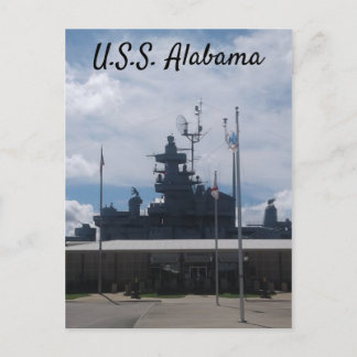 USS Alabama Battleship Museum - Mobile, AL Postcard