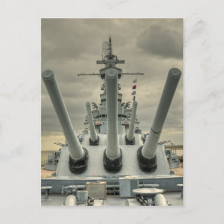 USS Alabama Postcard