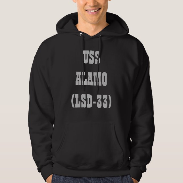 USS ALAMO (LSD-33) HOODIE (Front)
