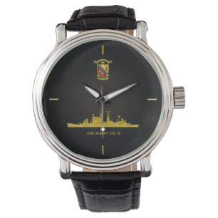 USS ALBANY CG-10 WRIST WATCH