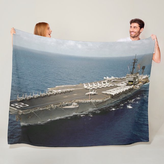 USS AMERICA 2 FLEECE BLANKET (In Situ)