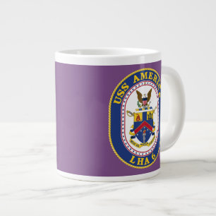 Uss America Large Coffee Mug