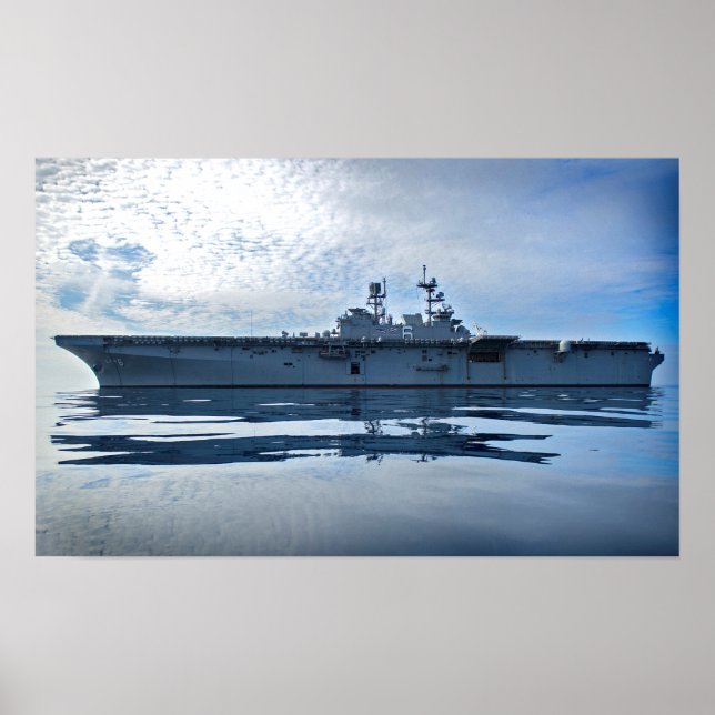 USS America (LHA 6) Poster (Front)