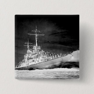 USS Atlanta 15 Cm Square Badge
