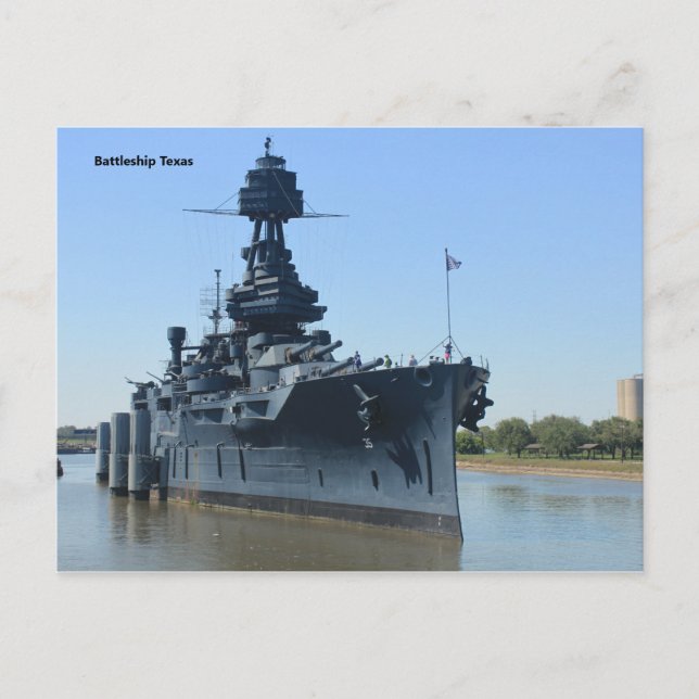 USS Battleship Texas Postcard (Front)
