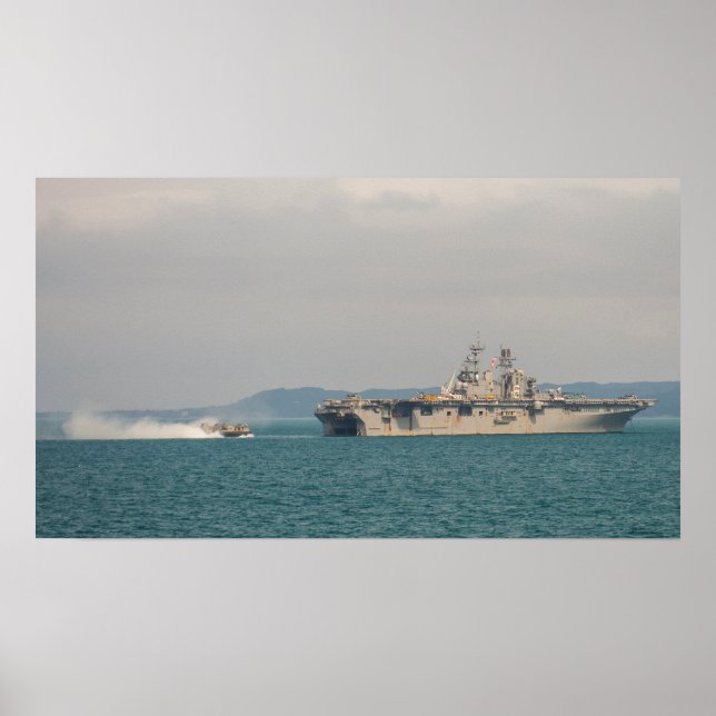 USS Bonhomme Richard (LHD 6) Poster (Front)