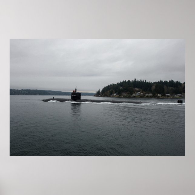 USS Bremerton (SSN 698) Poster (Front)