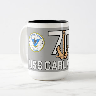 USS CARL VINSON MUG CVN-70 STRENGTH FROM THE SEA