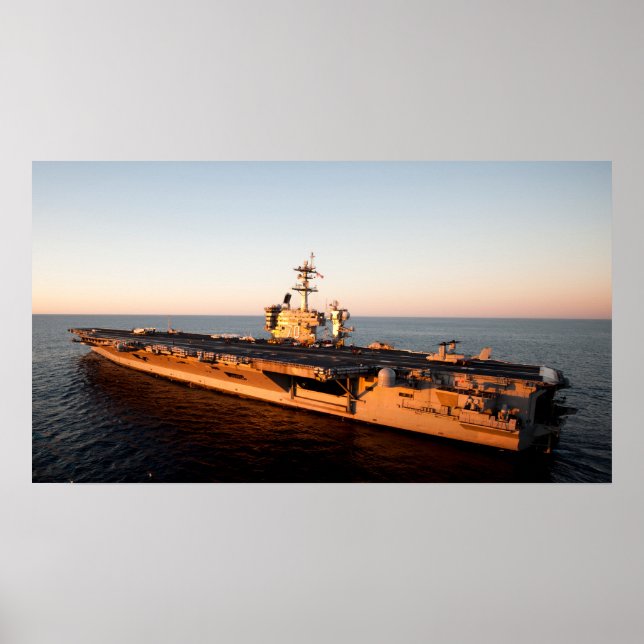 USS Carl Visnon (CVN 70) Poster (Front)