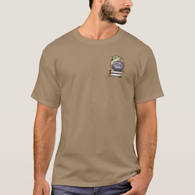 USS Carter Hall FRG Men’s Front/Back T-Shirt (Front)