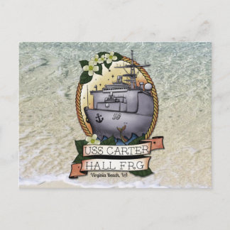 USS Carter Hall FRG Postcard