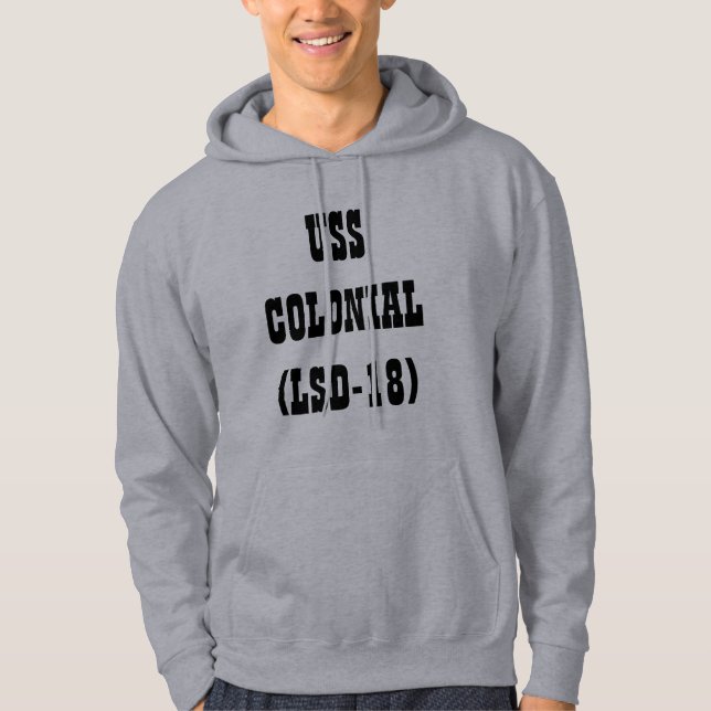 USS COLONIAL (LSD-18) HOODIE (Front)