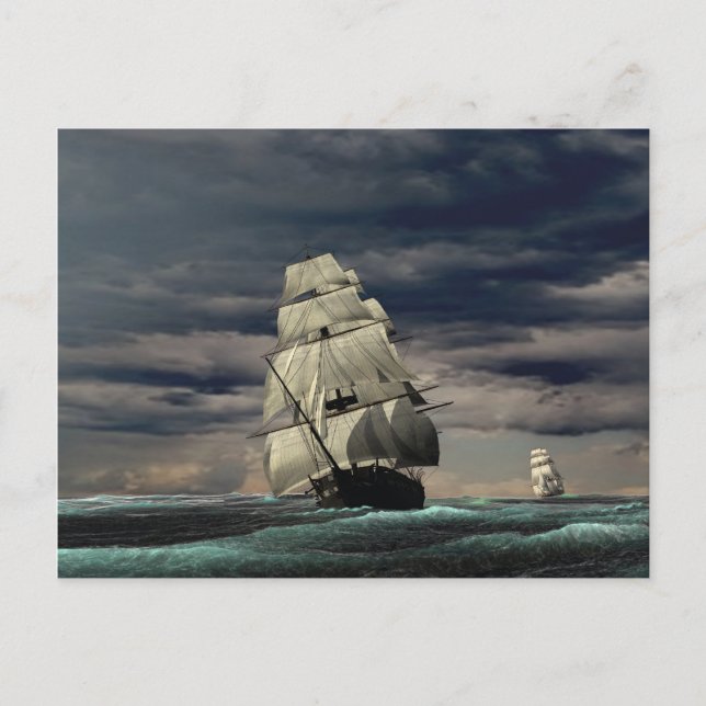 USS Congress Postcard (Front)