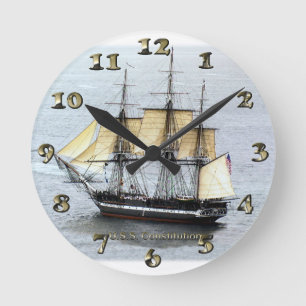 USS Constitution at Full Mask Round Clock