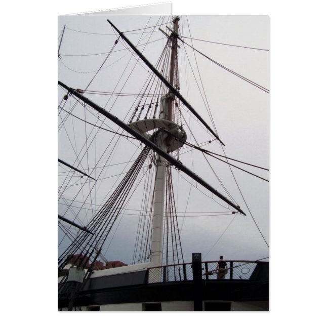 USS Constitution card (Front)
