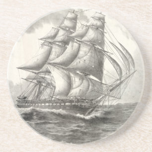 USS Constitution Coaster