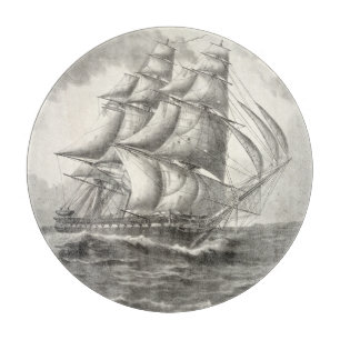 USS Constitution Cutting Board